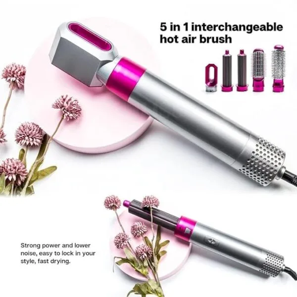 Sttela care 1000 watt 5-in-1 Functionality Hair Styler Curler Brush, curling, straightening, volumizing, and brushing  For Women. with 1 year warunty. - Image 3