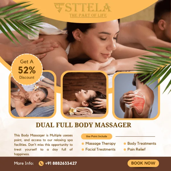 Full Body Electric Massager for Relaxation and instant Pain Relief Wellness with  Powerful Moter & Daul Speed. - Image 3